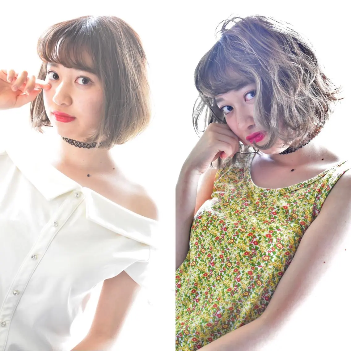 ショート カット ヘアカラー トリートメント ハイトーン💫 エクステ💫maiのヘアスタイル