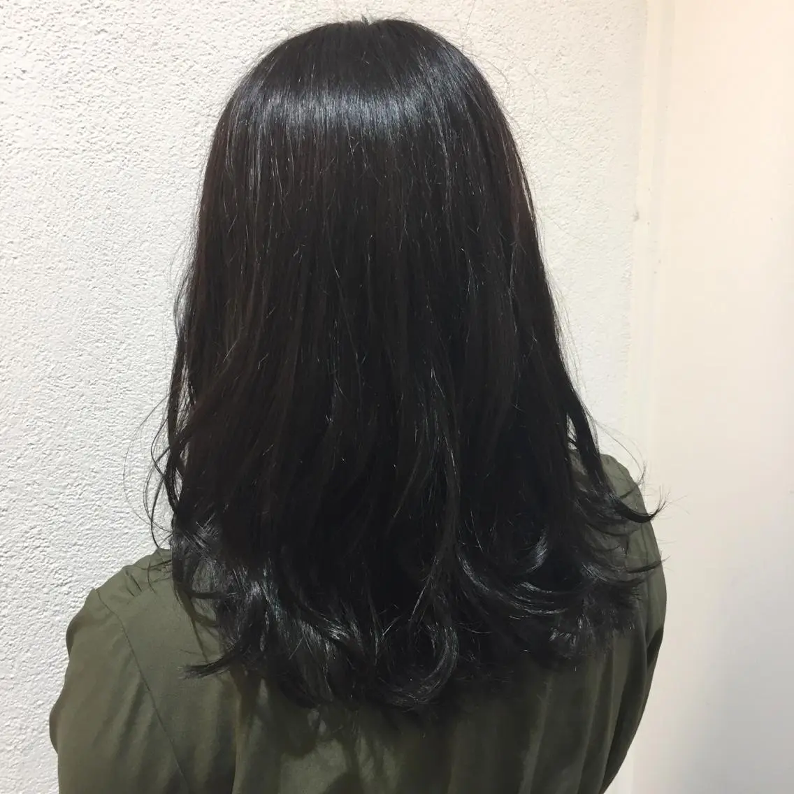 セミロング カラー グレージュ カーキグレージュ 髪質改善/艶髪/大竹 穂香🦉のヘアスタイル