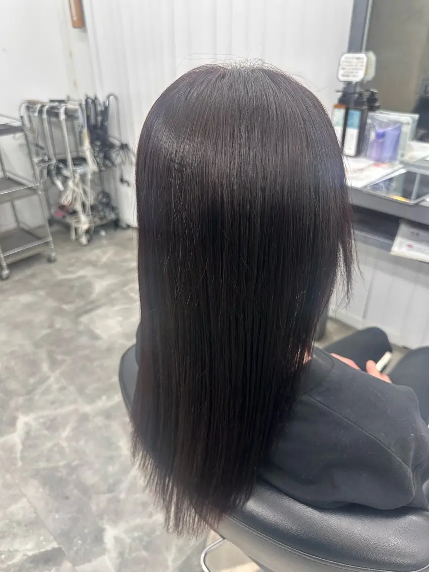 カラー ブラウンカラー 濵田 楓花のヘアスタイル