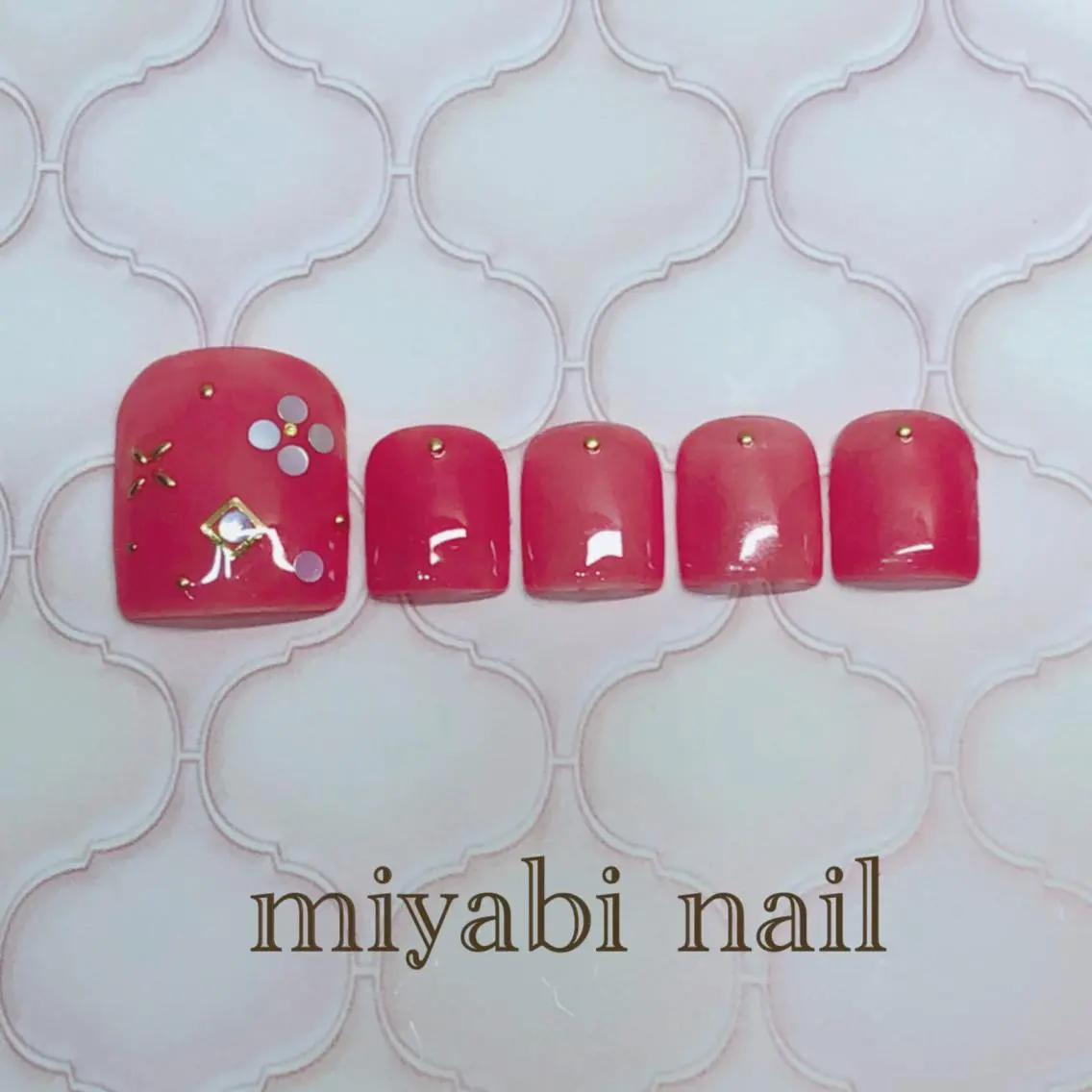 ネイル アートネイル フットネイル miyabi nail 桂川駅近くのネイルデザイン