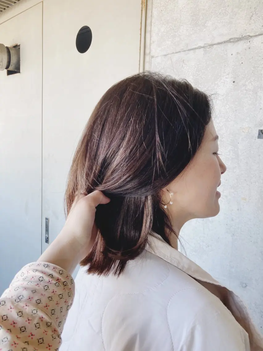ミディアム カラー 🌙パーマ 照井🌙のヘアスタイル