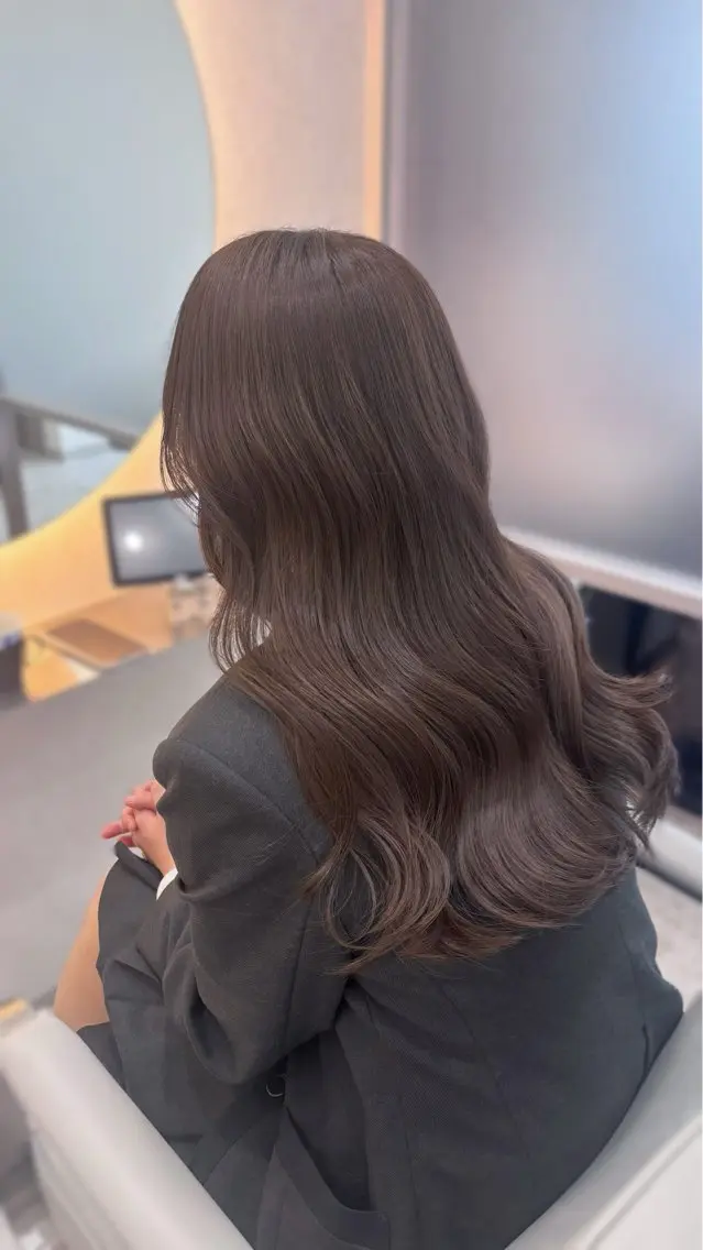 セミロング カット ヘアカラー トリートメント 🫧髪質改善🫧 神田紗来のヘアスタイル
