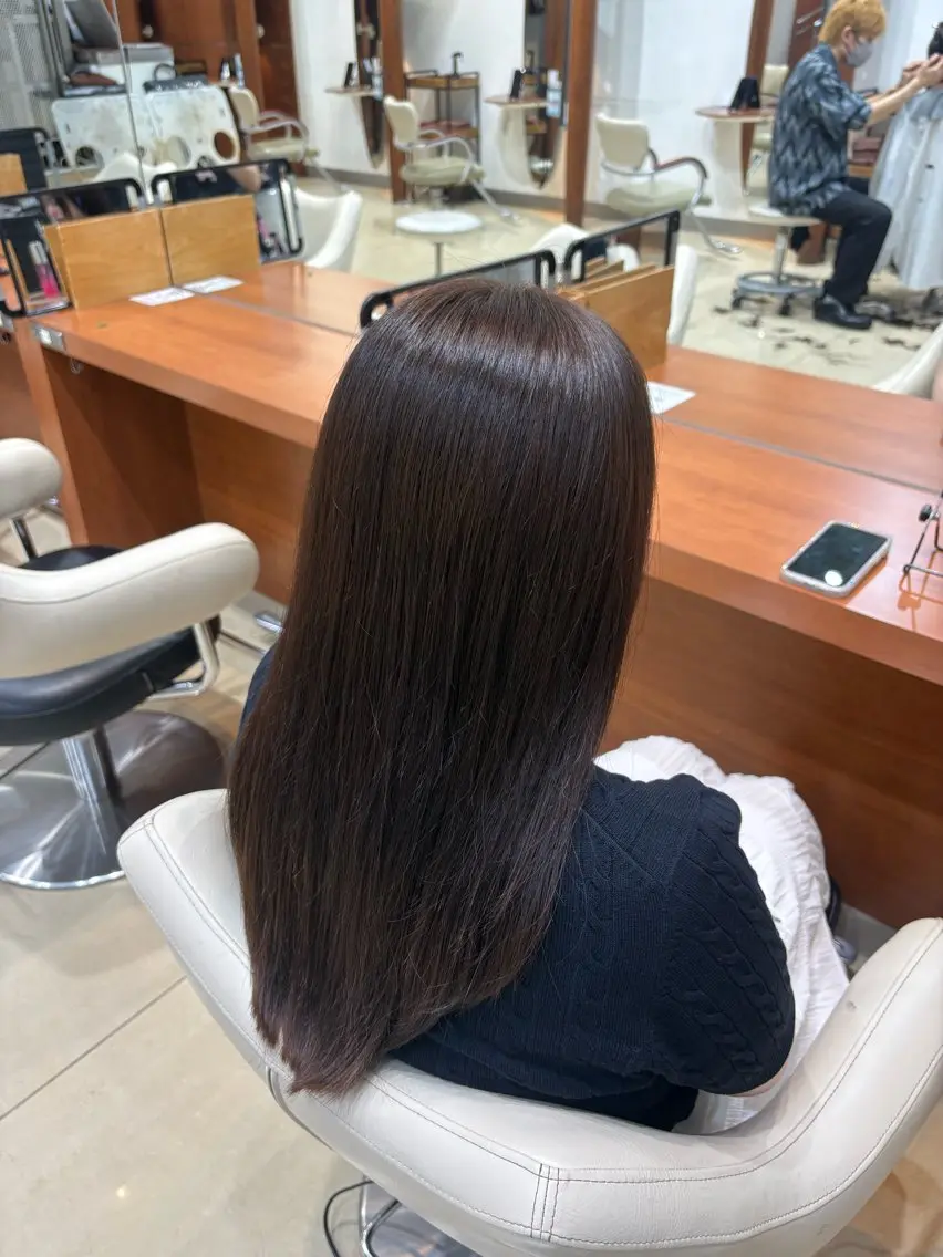 ロング ヘアカラー トリートメント 🍓髪質改善/ 縮毛矯正 いちか🍓のヘアスタイル