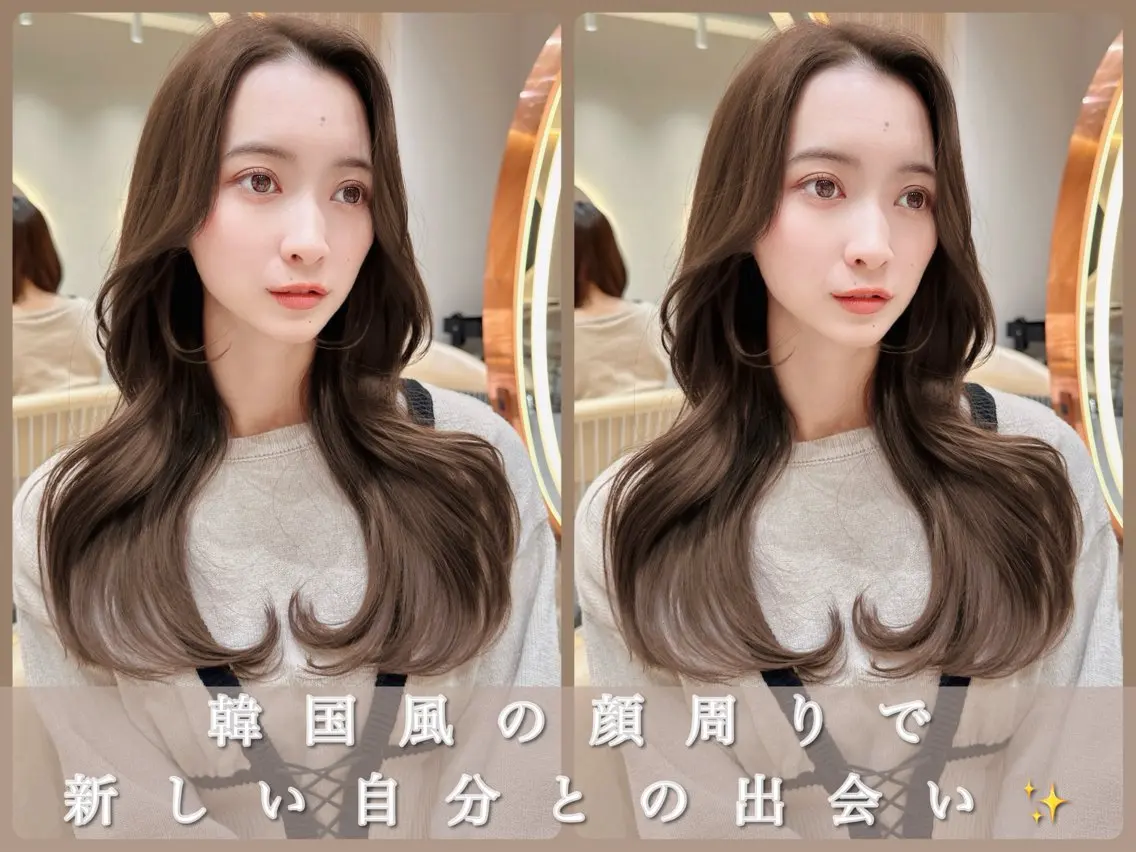 セミロング カラー ヘアカラー トリートメント 縮毛矯正✨🫧 レイヤー川村利幸のヘアスタイル
