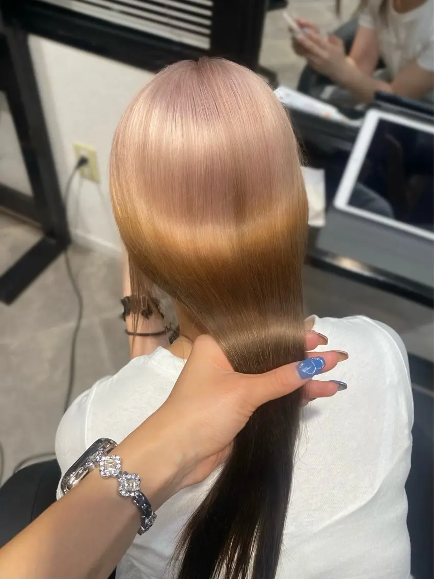 カラー ヘアカラー 大阪梅田カラーカット モデル募集中🦋サヤのヘアスタイル