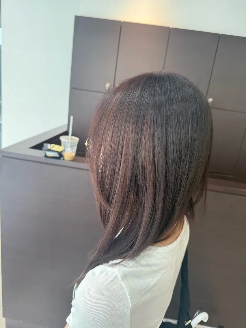 セミロング ヘアカラー DECOR おりん丸。のヘアスタイル