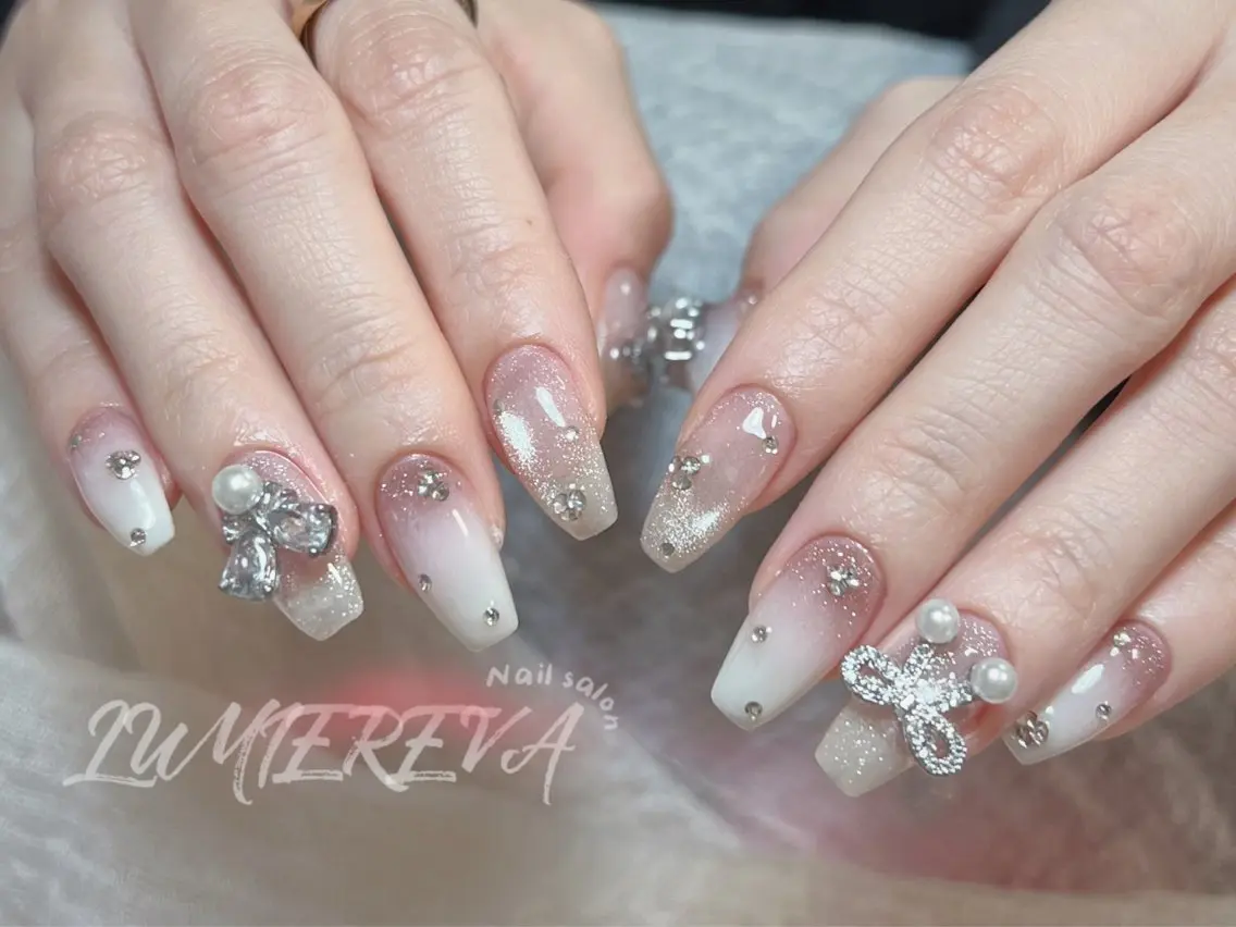 ネイル ハンドネイル Lumiereva @ネイルモデル募集中のネイルデザイン