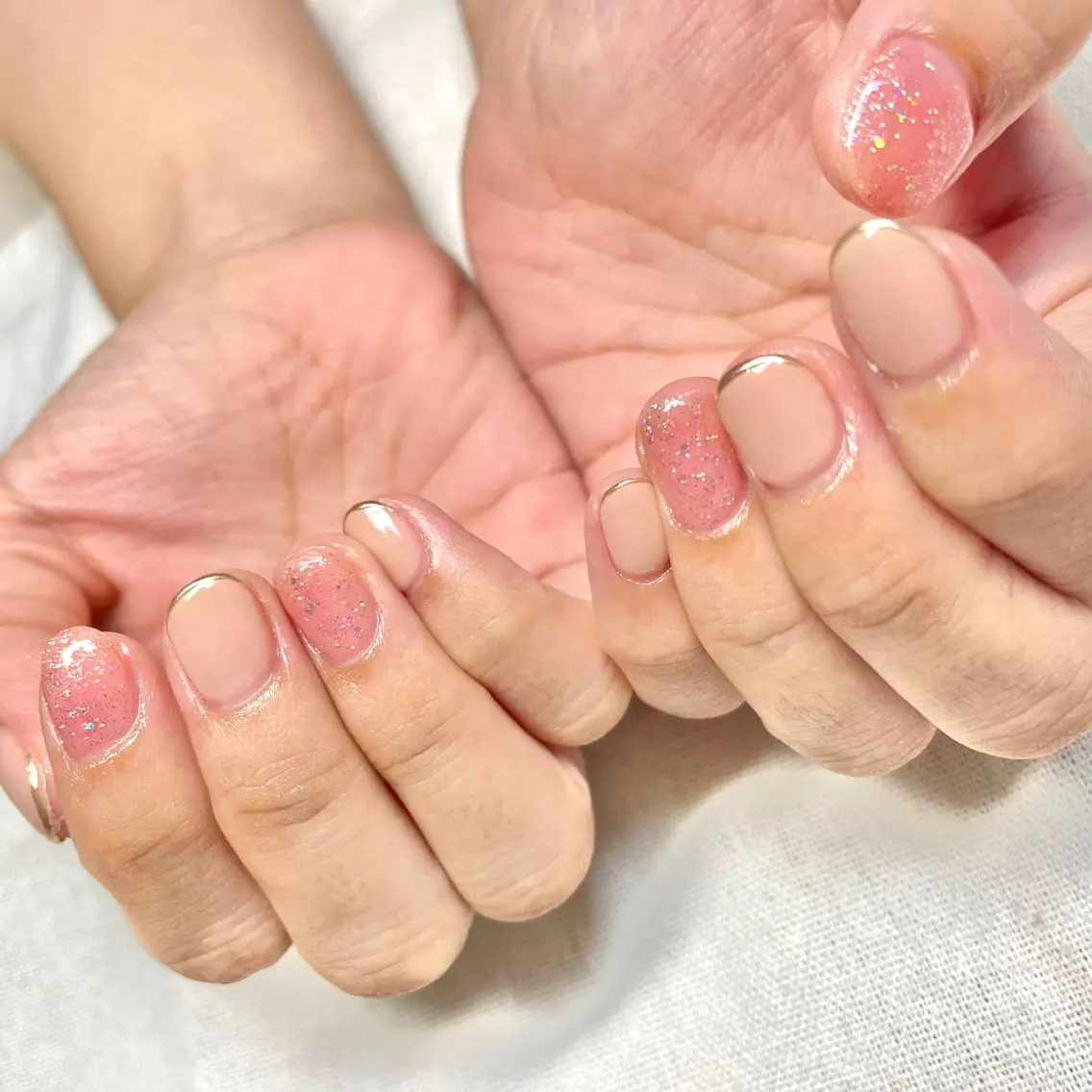 ネイル オフィスネイル シンプルネイル ハンドネイル nail salon Cottonのネイルデザイン