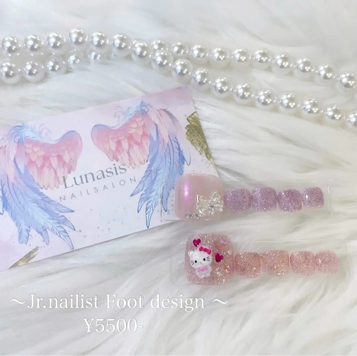 ネイル フットネイル Lunasis/ Kiraraのネイルデザイン