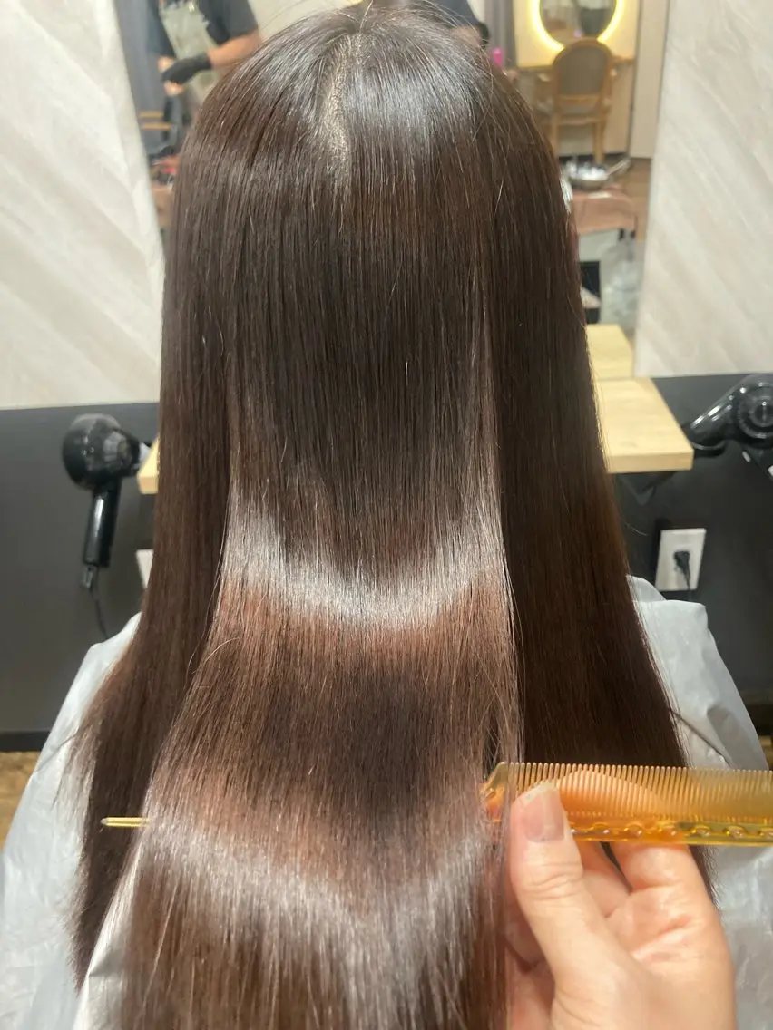 パーマ 縮毛矯正 長谷川 ゆりのヘアスタイル