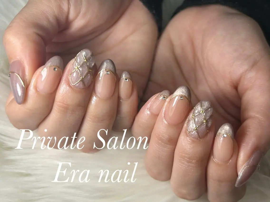 ネイル フレンチネイル ハンドネイル Era nailのネイルデザイン