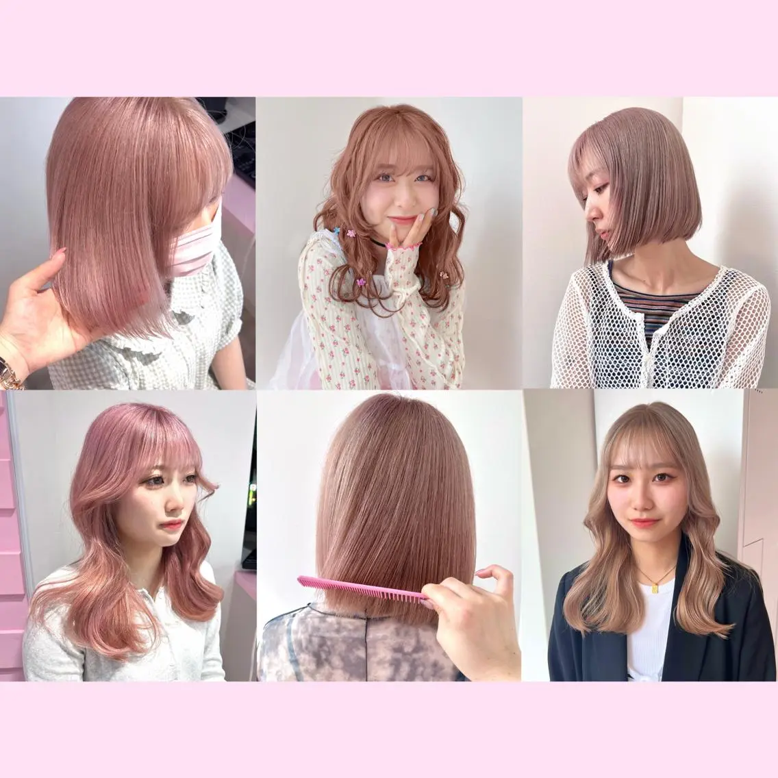 セミロング ヘアカラー トリートメント ナナ♡レイヤーカット ♡似合わせカラーのヘアスタイル