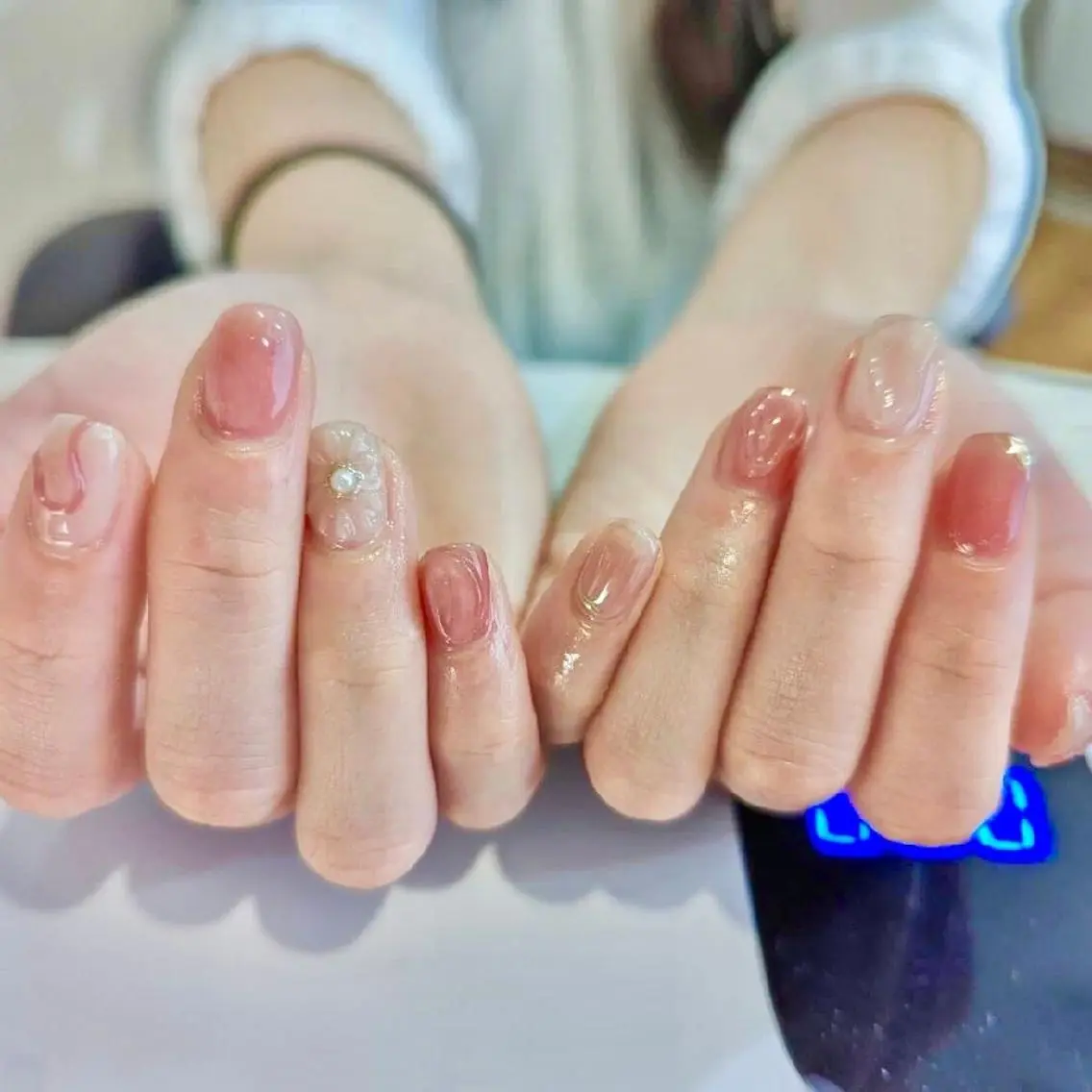 ネイル ニュアンスネイル VIBLISS福岡店 yurichanのネイルデザイン