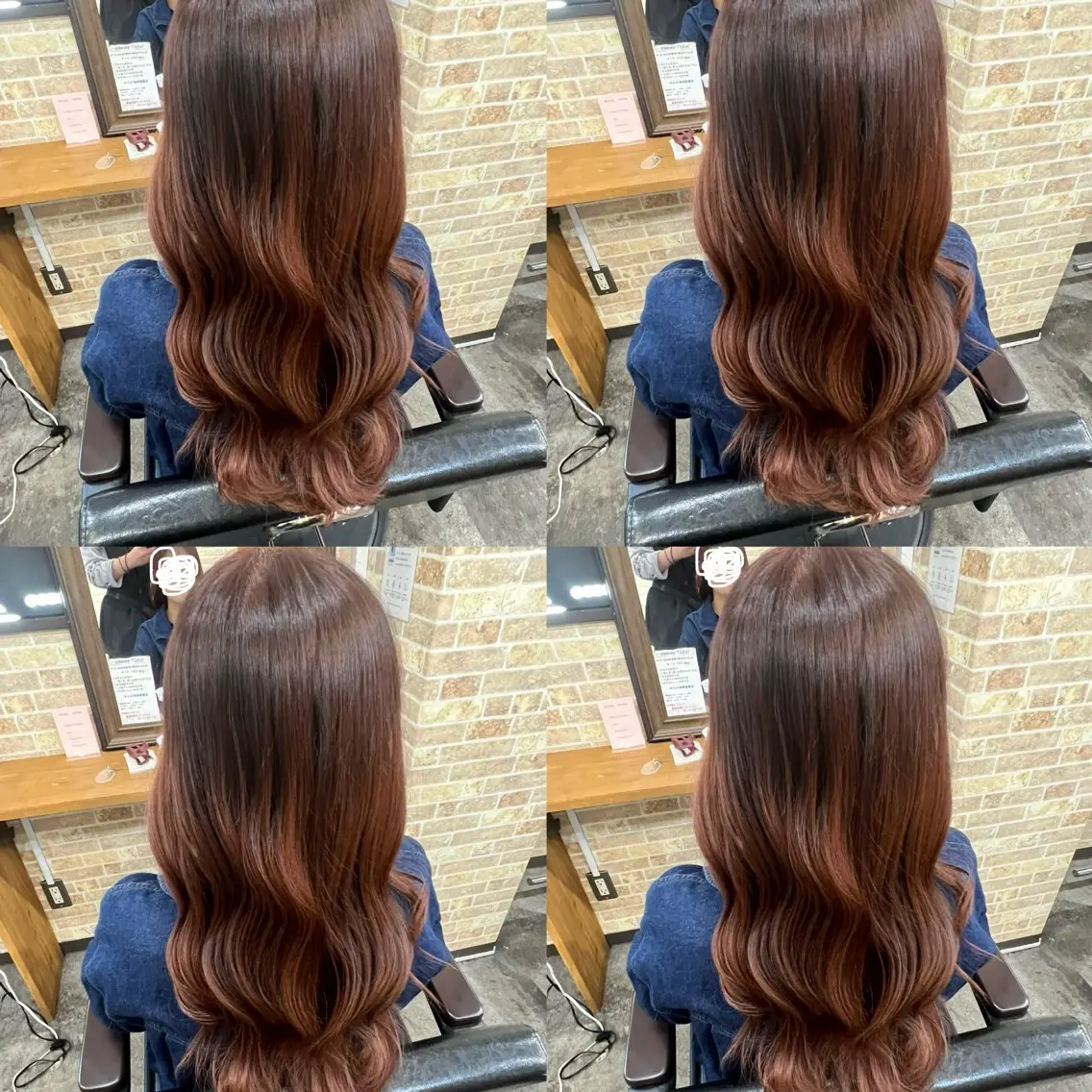 ロング エクステ×髪質改善× 𝑺𝑬𝑵𝑹𝑰のヘアスタイル