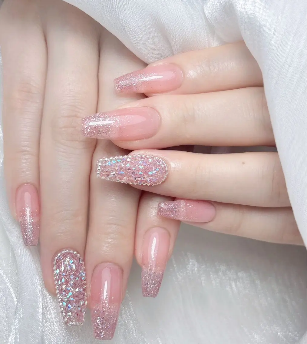 ネイル ハンドネイル M🌷nail 長さだし専門店のネイルデザイン