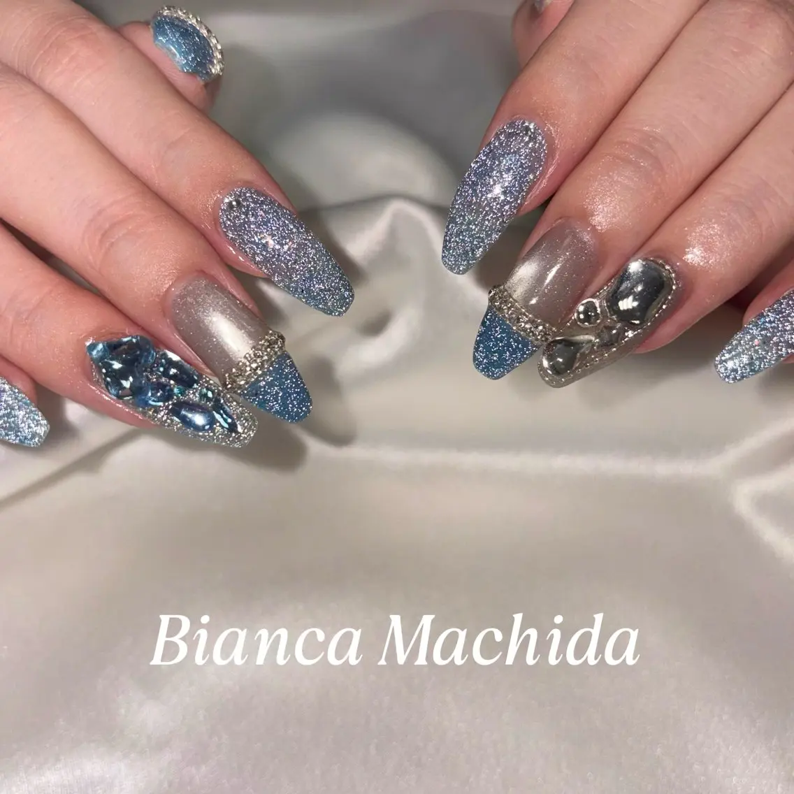 ネイル ハンドネイル Bianca 🌟 yanagihasiのネイルデザイン