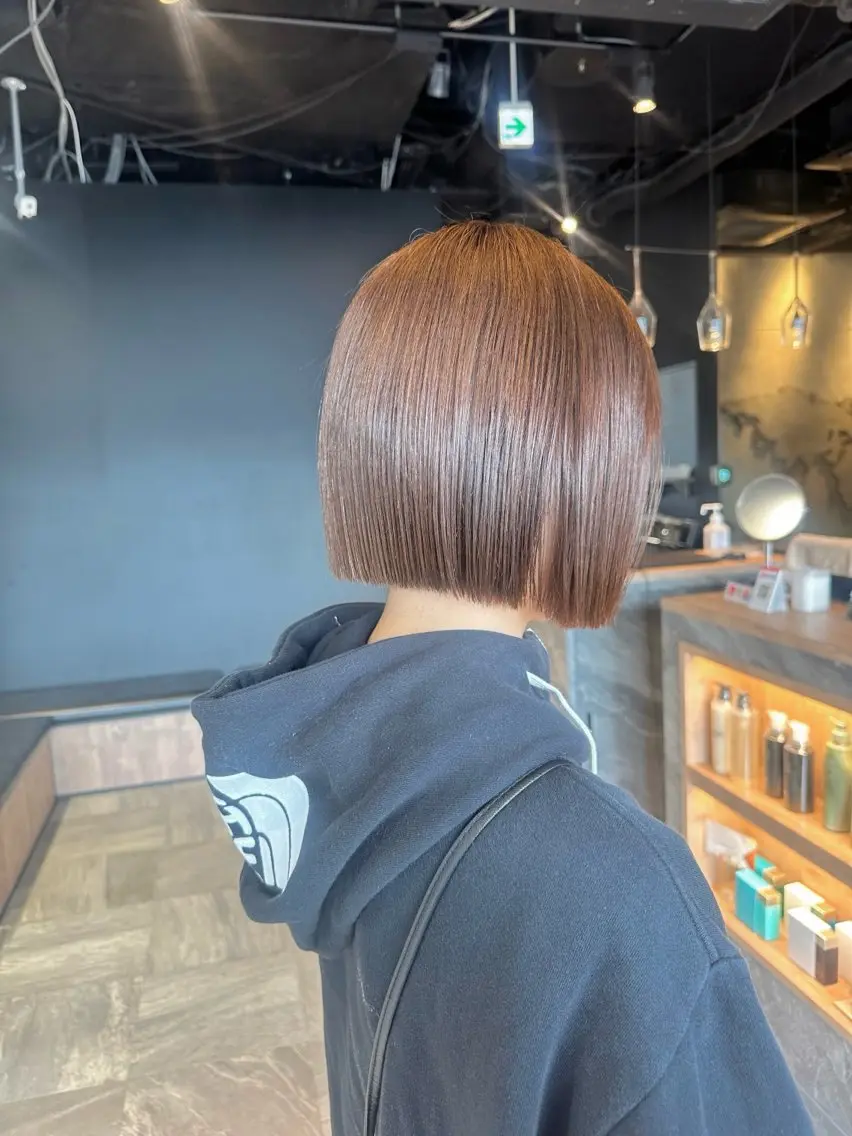 ショート 顔まわりカット/艶髪 カラー✨けいとのヘアスタイル