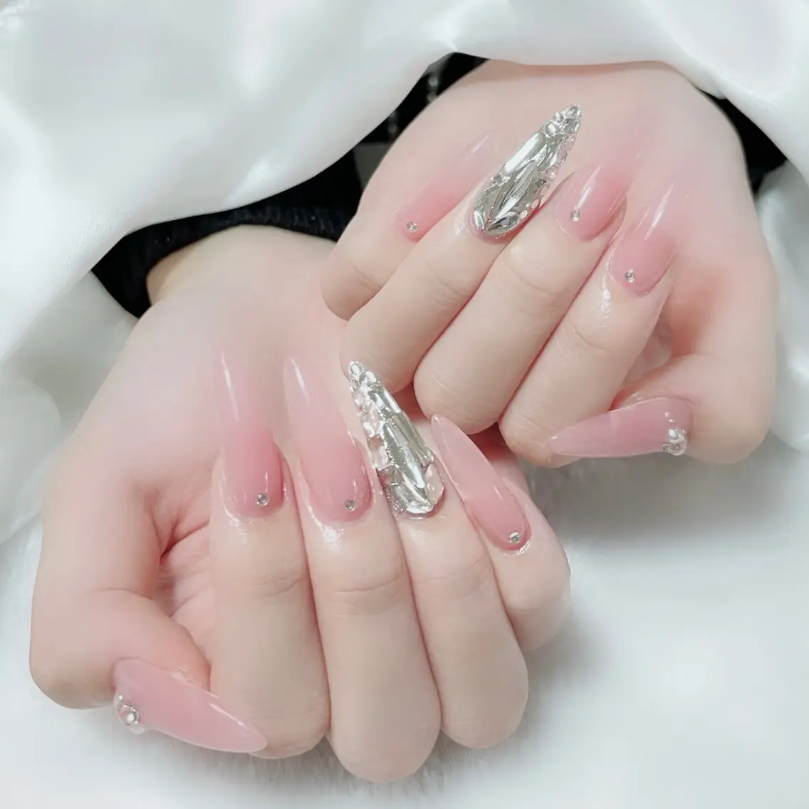 💓💓チップスカルプ長さ出し埋め尽くし2本の写真