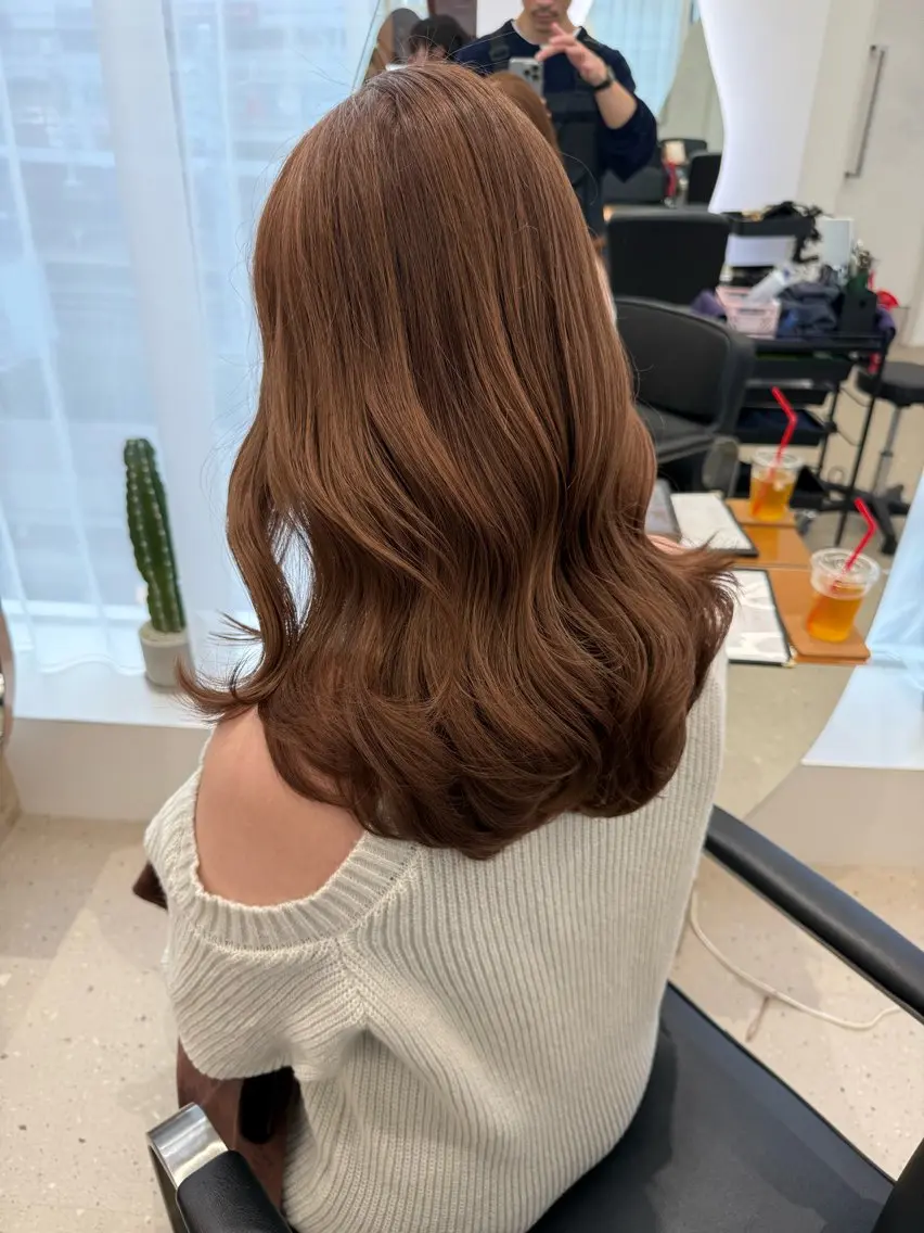 セミロング カット トリートメント 似合わせ/髪質改善 /Bonheur京介のヘアスタイル