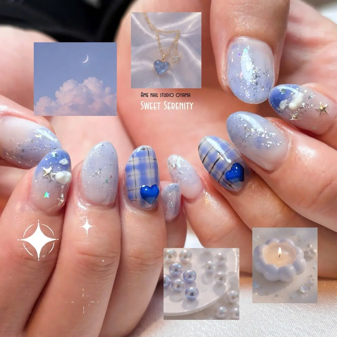 ネイル ラメ(グリッター) パステルネイル ハンドネイル ハンドケア AME NAIL STUDIO小山店のネイルデザイン