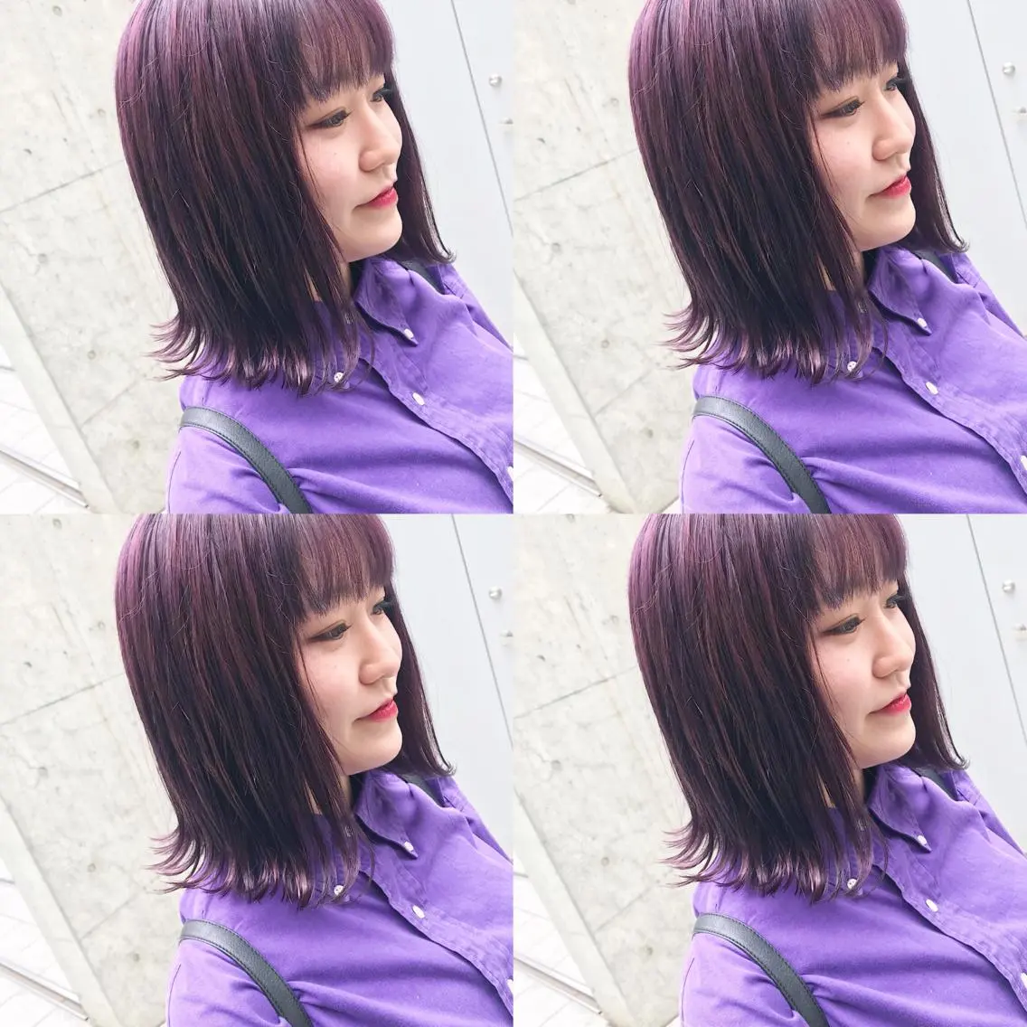 ミディアム カラー ヘアアレンジ カット ヘアカラー トリートメント TAKUMAブリーチ /切りっぱなし🪽のヘアスタイル