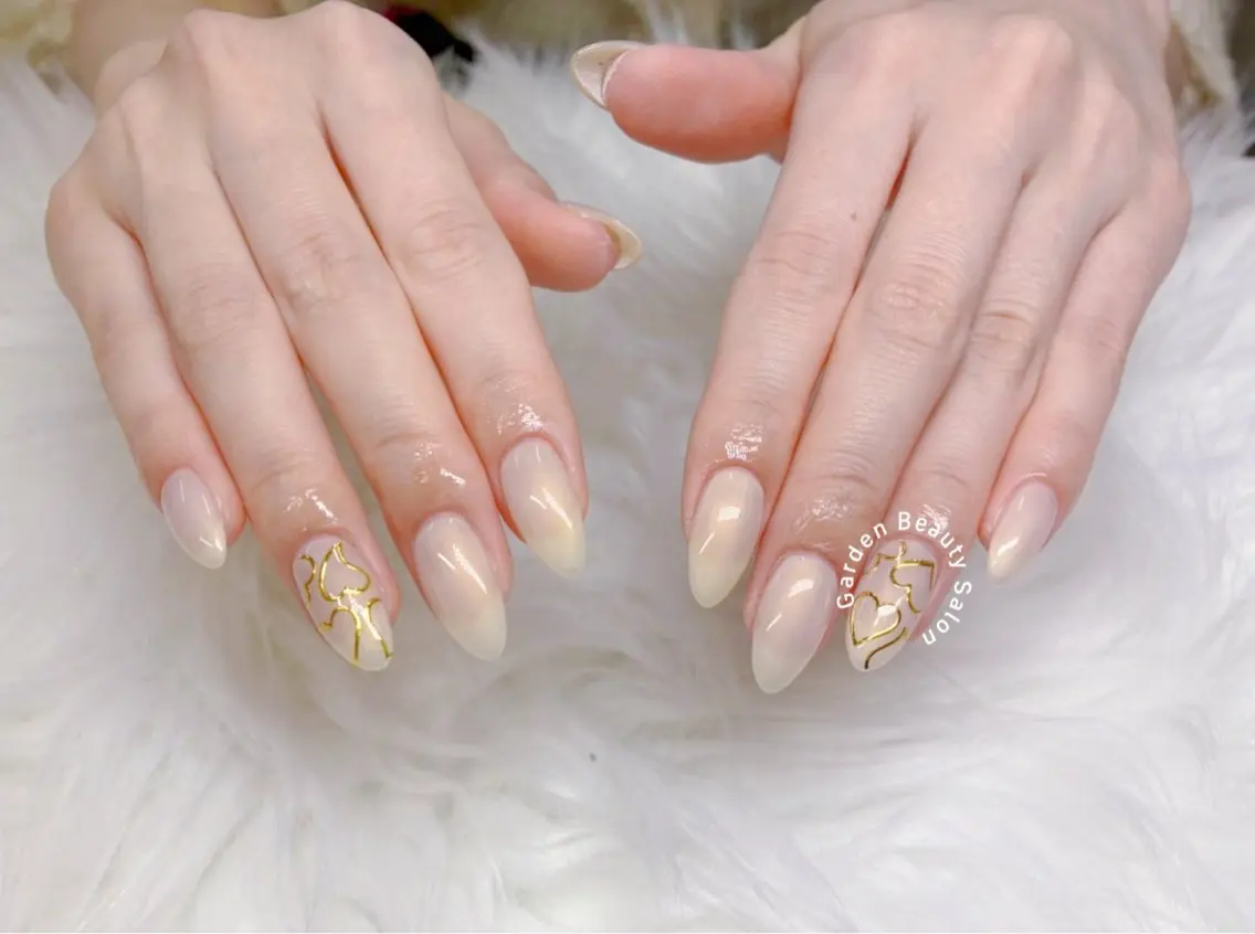 ネイル シンプルネイル ☀️Garden Beauty🎀のマツエク・マツパデザイン