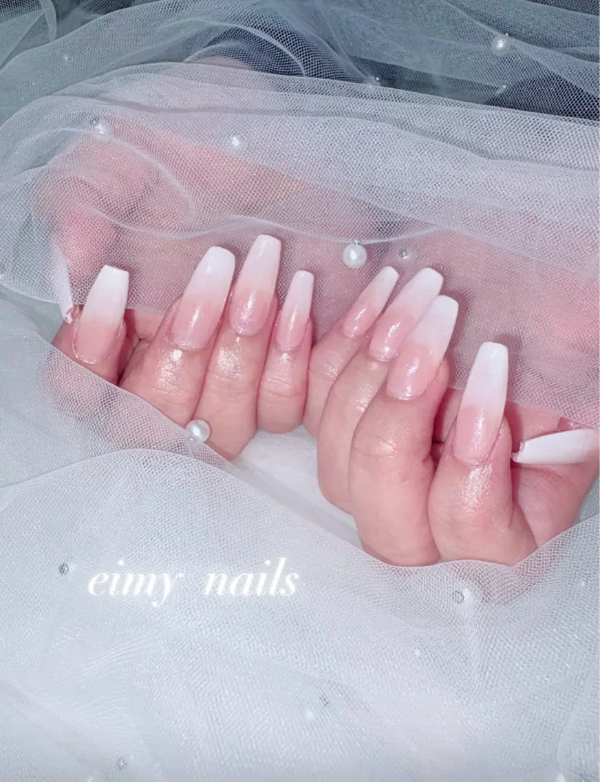 ネイル グラデーション ロングネイル ハンドネイル eimy nails♡のネイルデザイン