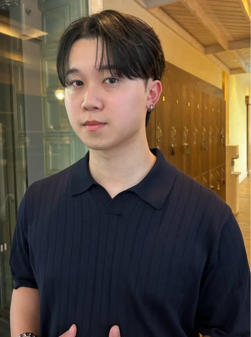 メンズ メンズパーマ カット 西 優衣奈のヘアスタイル