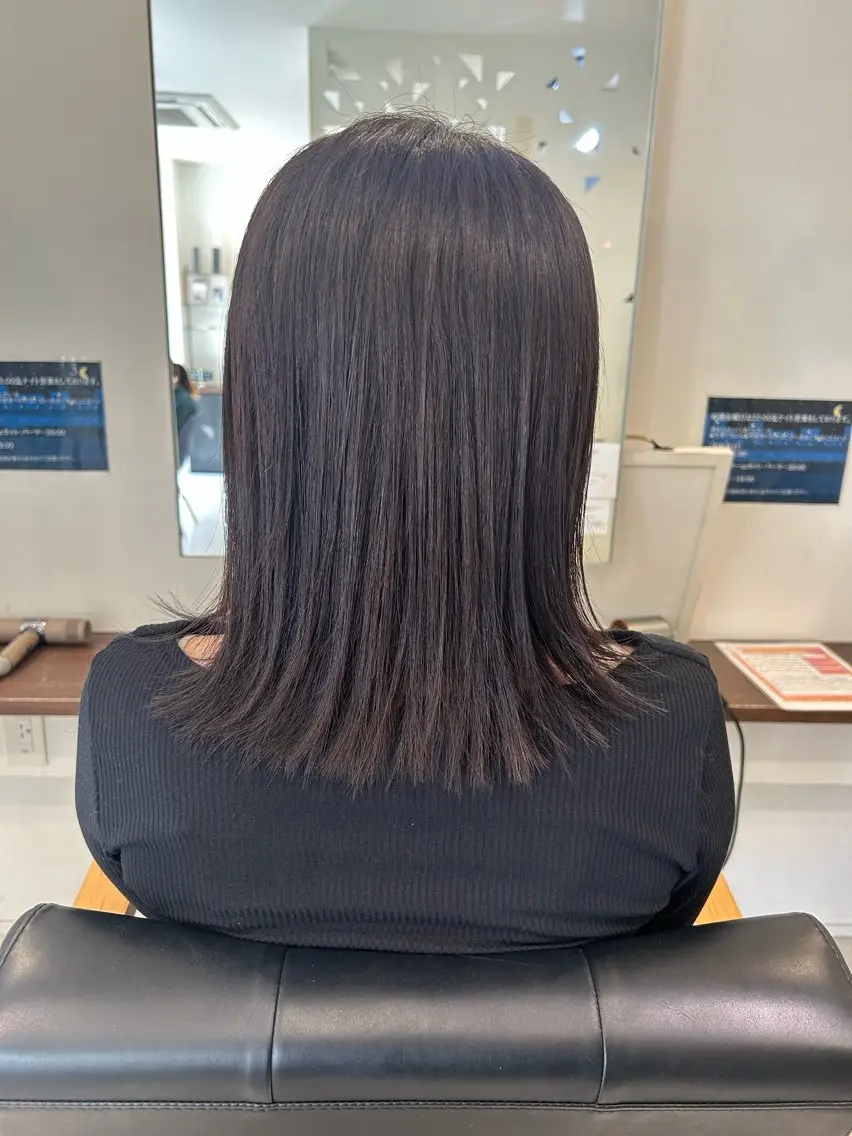 ミディアム 江川 輝星のヘアスタイル