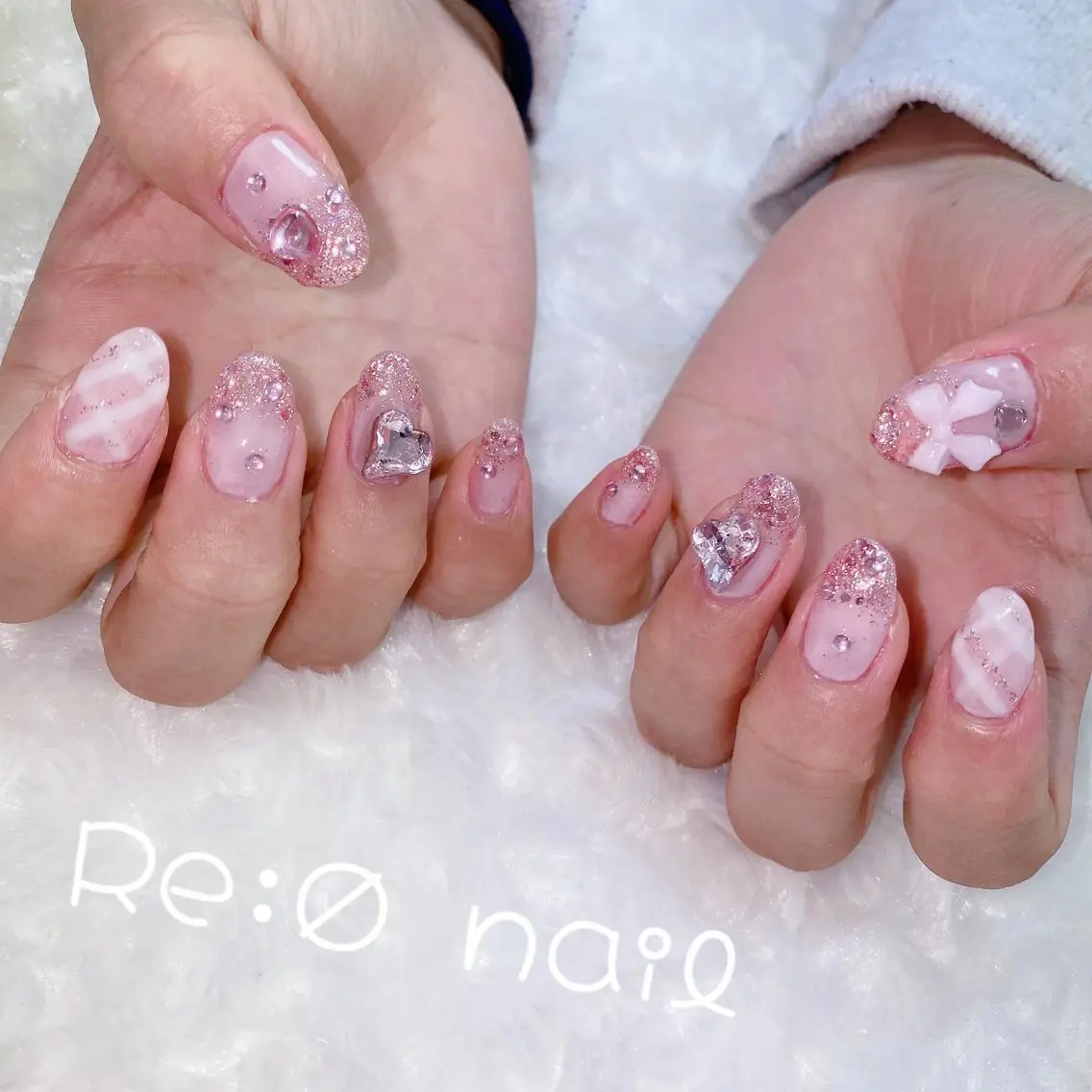 ネイル ハンドネイル Re:Ø nail 🩵TSUJIのネイルデザイン