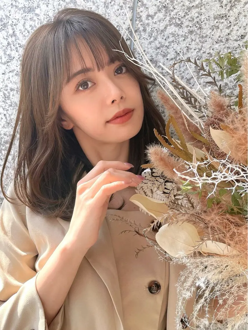ロング カラー ブリーチ イルミナカラー ブリーチなしカラー 髪質改善 レイヤーカット ヘアカラー 🌈髪質改善💕 縮毛矯正✨青木まで✨のヘアスタイル