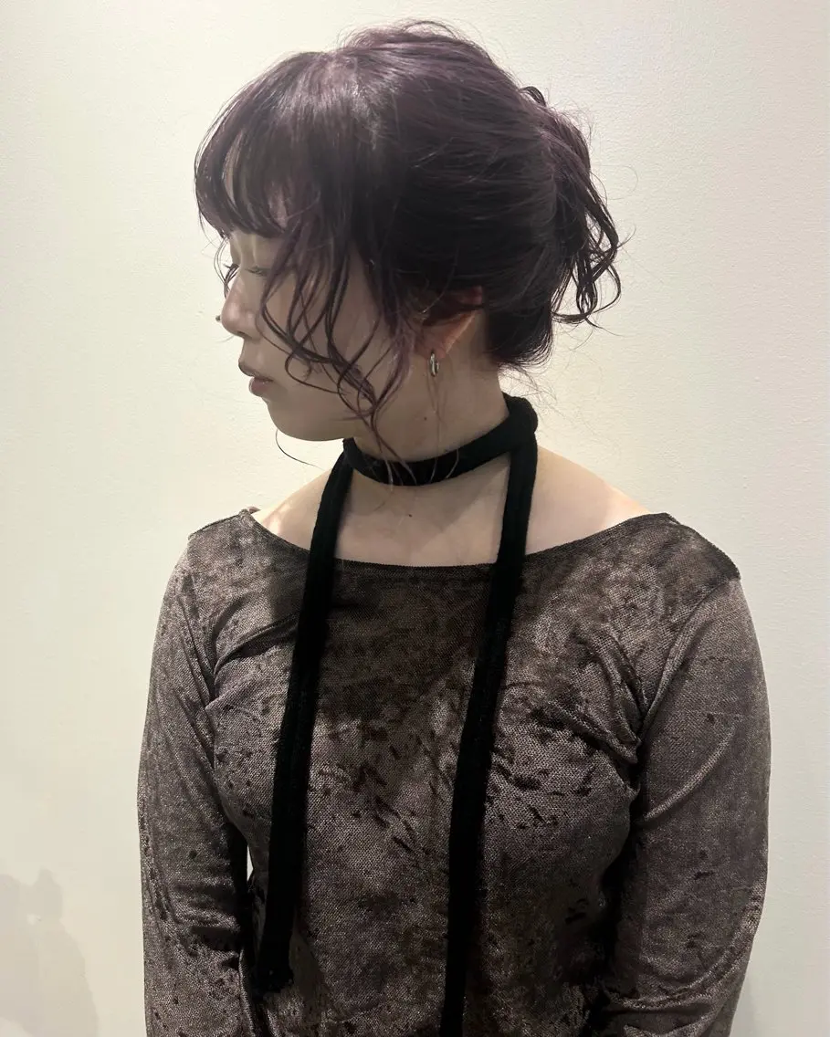 ロング カラー ヘアカラー 田中 遥陽のヘアスタイル