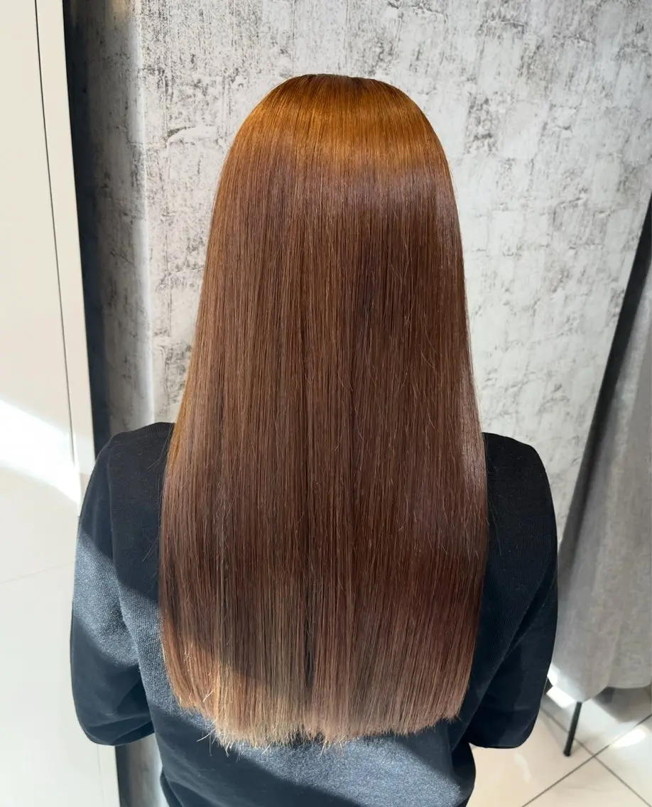 ミディアム カラー ヘアカラー トリートメント ✨髪質改善カラー✨ ななみのヘアスタイル