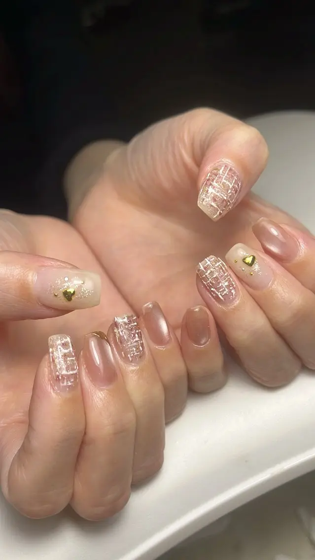 ネイル ニュアンスネイル シンプルネイル SAKU nail 作島茜のネイルデザイン