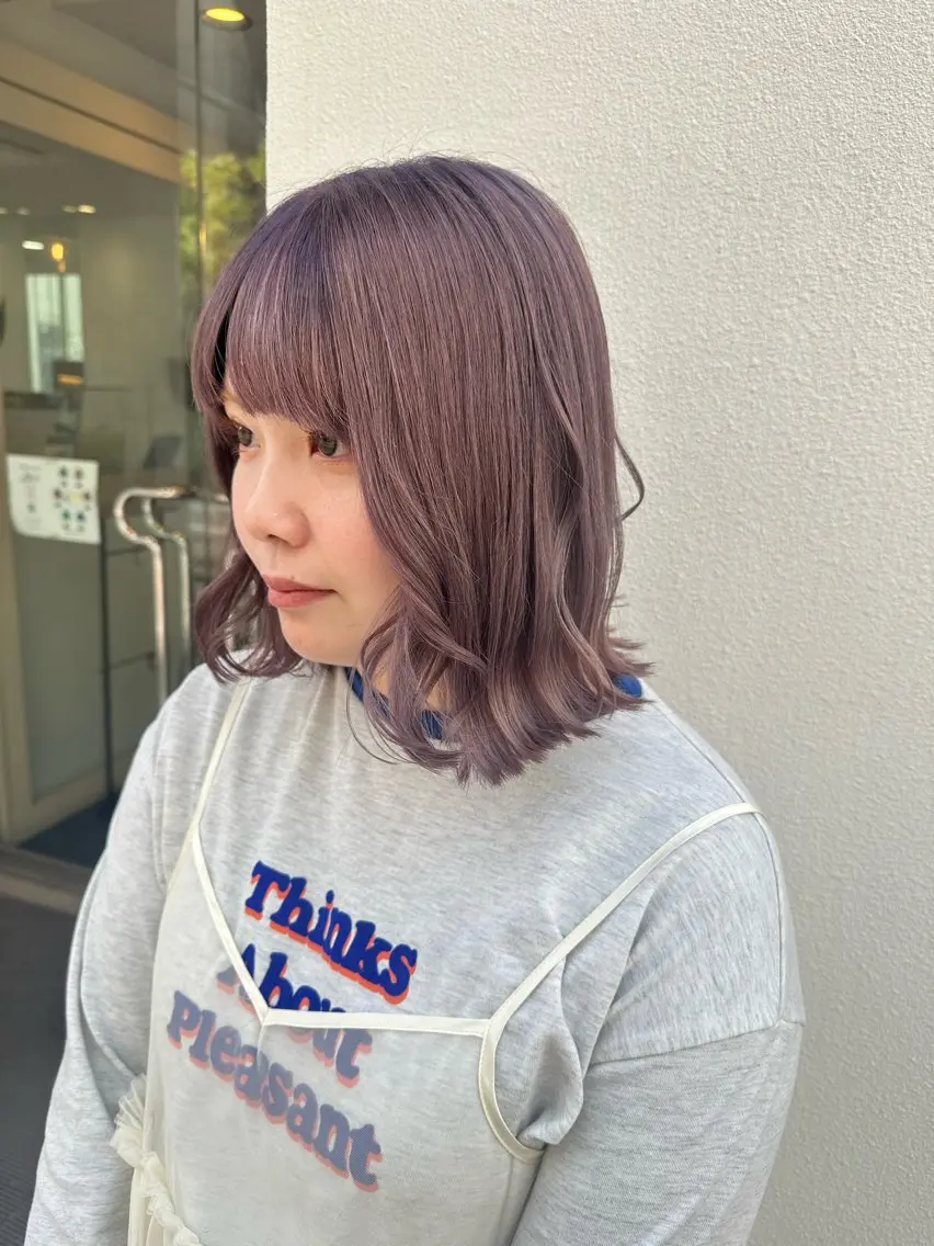カット＋ダブルカラー（ブリーチ＋全体カラー）の写真