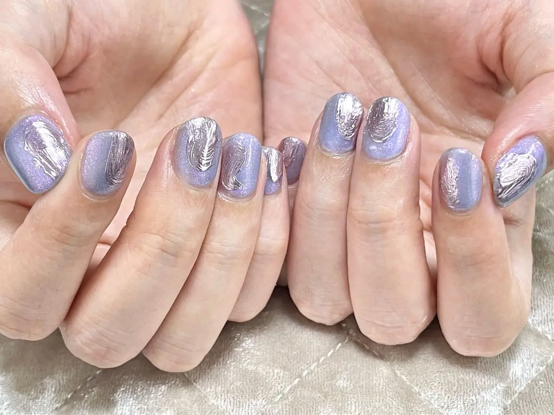 ネイル ニュアンスネイル ハンドネイル ショートネイル専門店 フェルンヴェー代々木のネイルデザイン