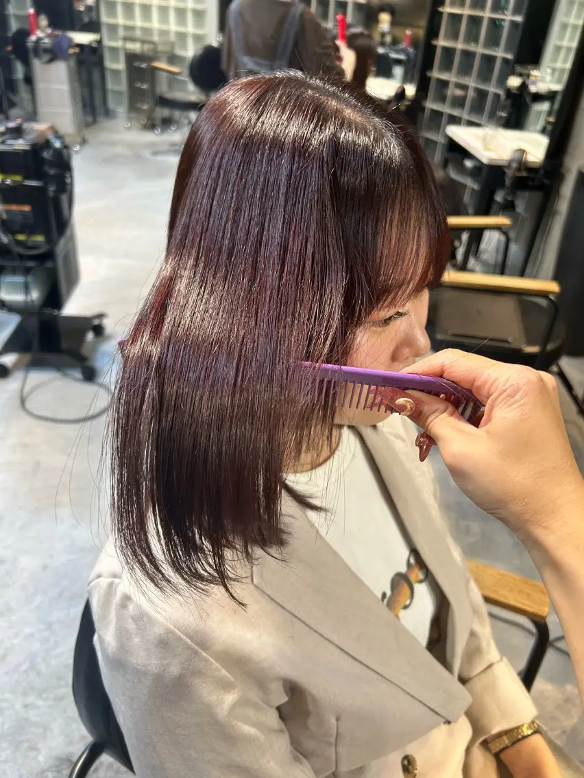 ミディアム 透明感カラー/おがわ まな🎀のヘアスタイル
