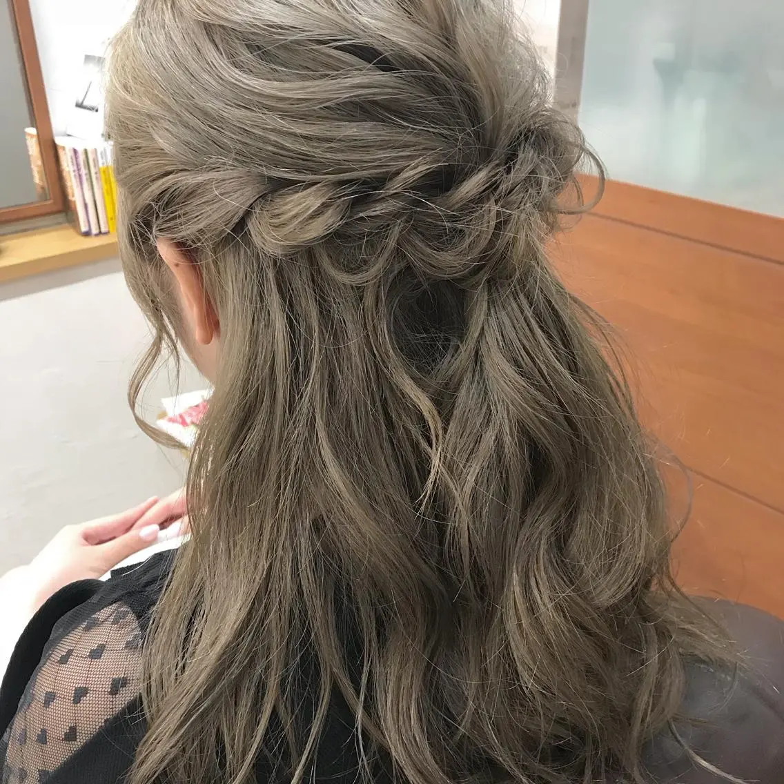 ヘアアレンジ クニモトハルナ ボブ/柔らかカラーのヘアスタイル