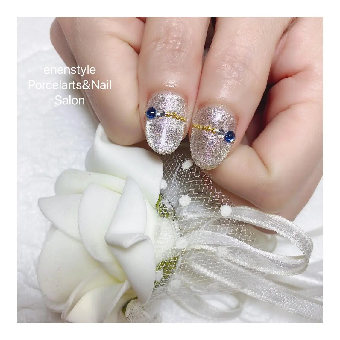 ミディアム ネイル 🐾enen style 🐾のネイルデザイン