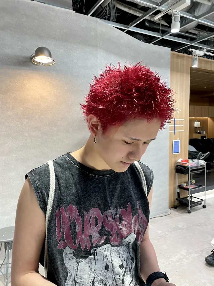ショート カラー ヘアアレンジ メンズ ショートヘア トレンド🔥メンズ 特化⚡️網野裕希のヘアスタイル