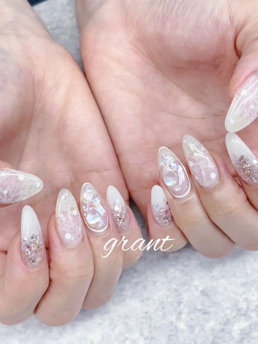 ネイル 夏ネイル ハンドネイル nailsalon grantのネイルデザイン