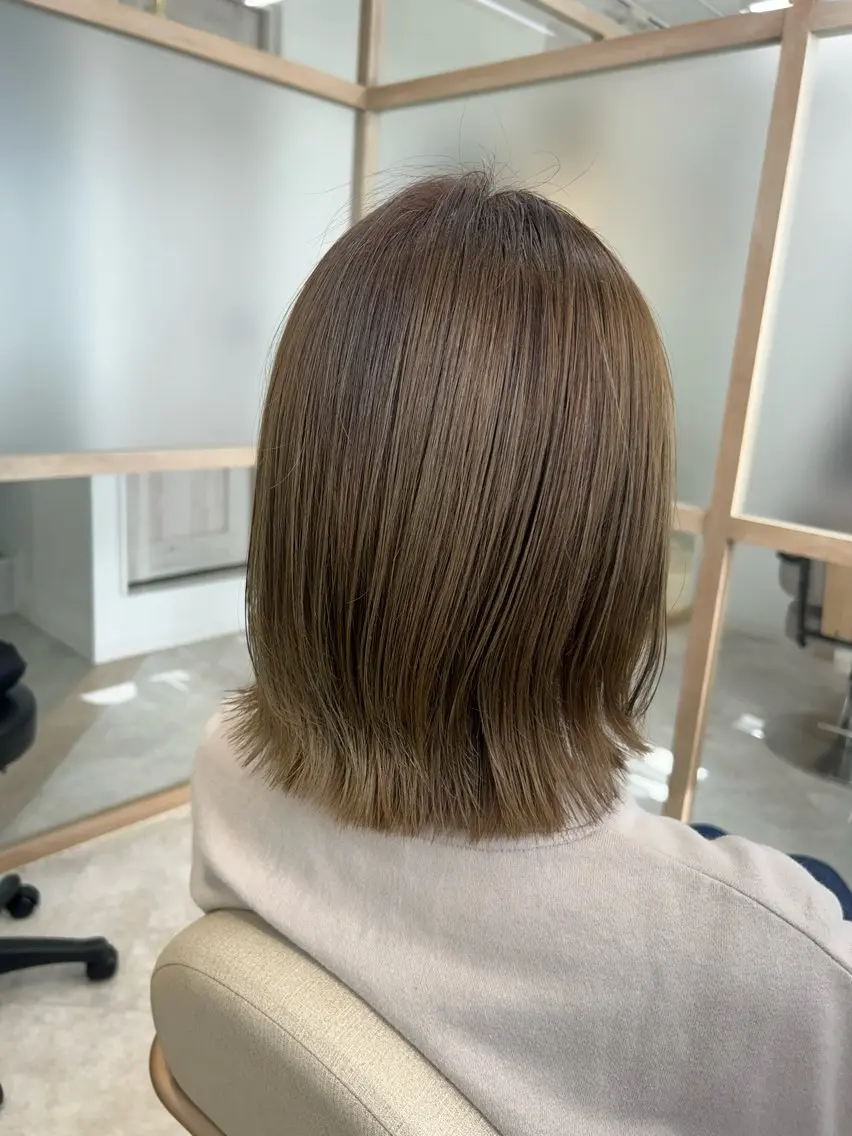 ミディアム カット ヘアカラー トリートメント 🍀秋山 桃子🍀のヘアスタイル