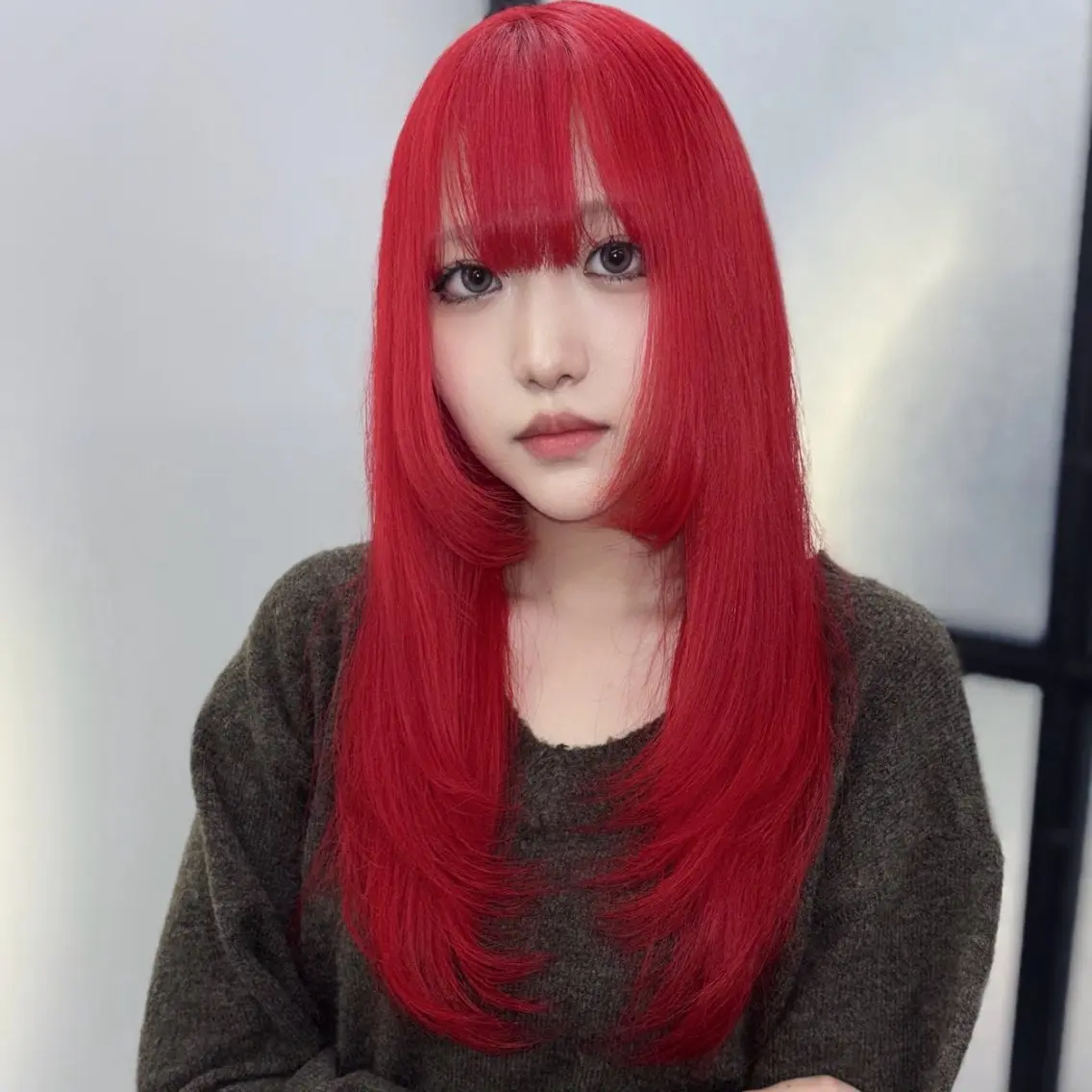 ロング カラー ヘアカラー Ren. 🦋デザインカラーのヘアスタイル