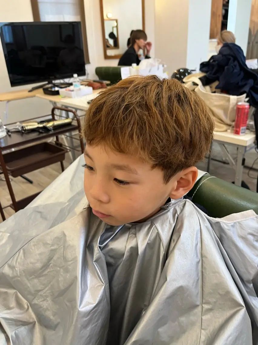 子供カットの写真