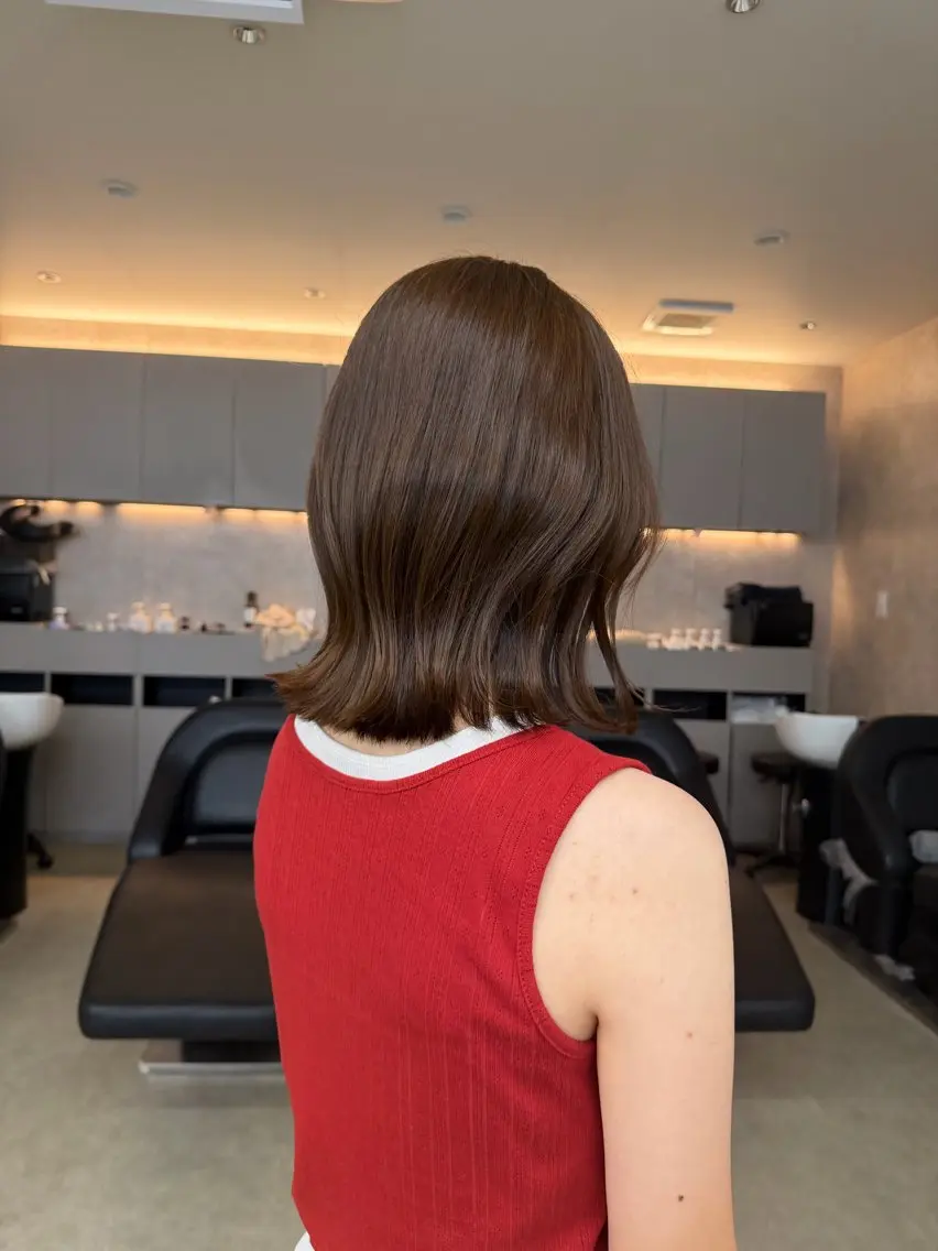 ミディアム カラー ヘアカラー sand chiharuのヘアスタイル