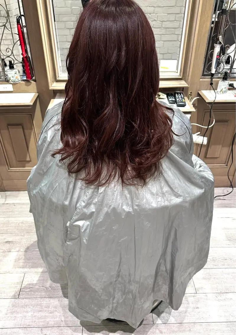 ロング レイヤーカット 井上 竜成のヘアスタイル
