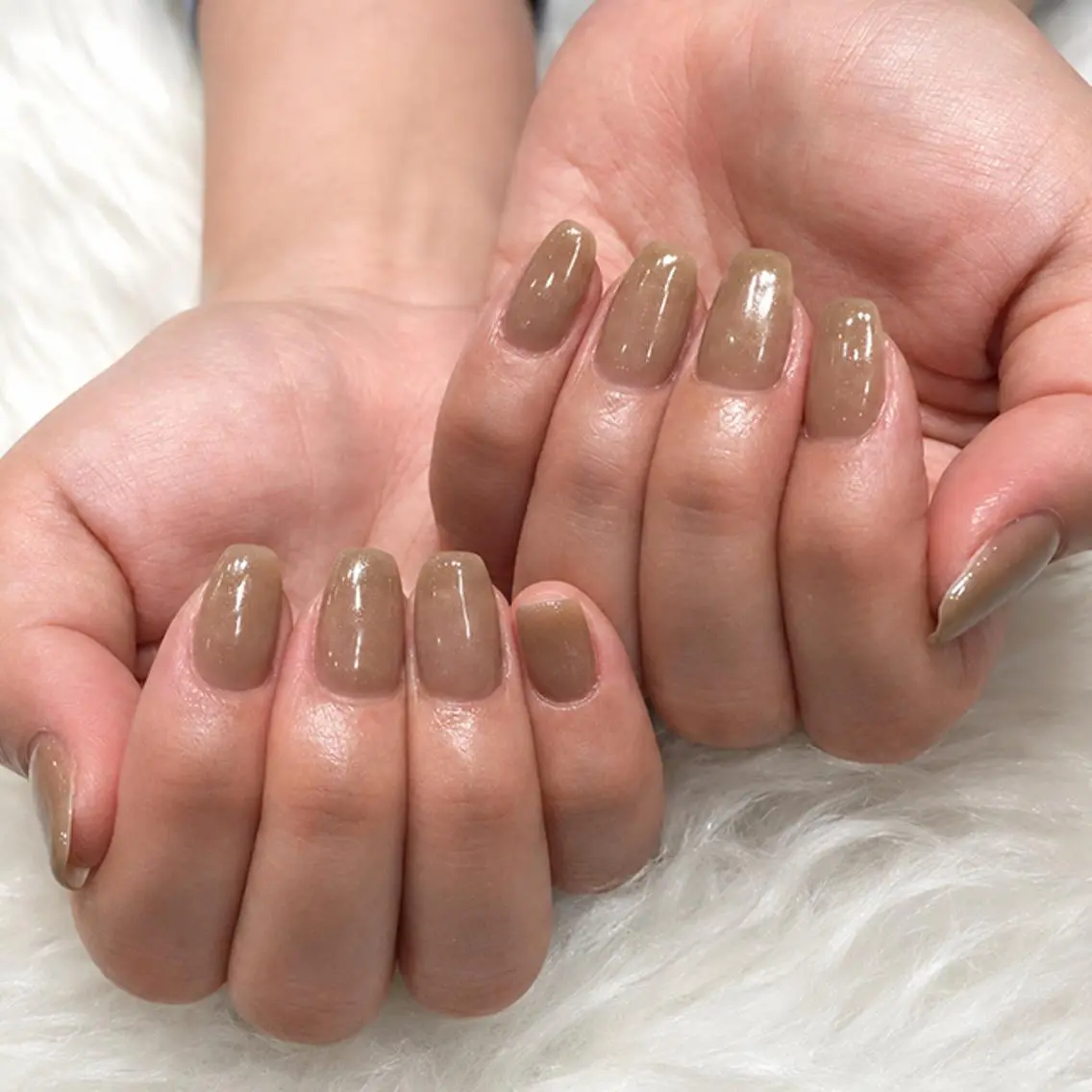 ネイル ニュアンスネイル ワンカラーネイル ハンドネイル K. Harukaのネイルデザイン