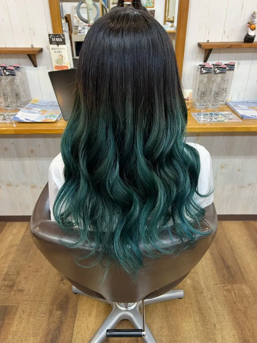 ロング カラー ブリーチ グラデーションカラー 艶カラー💎/カット モデル募集中/ほのかのヘアスタイル
