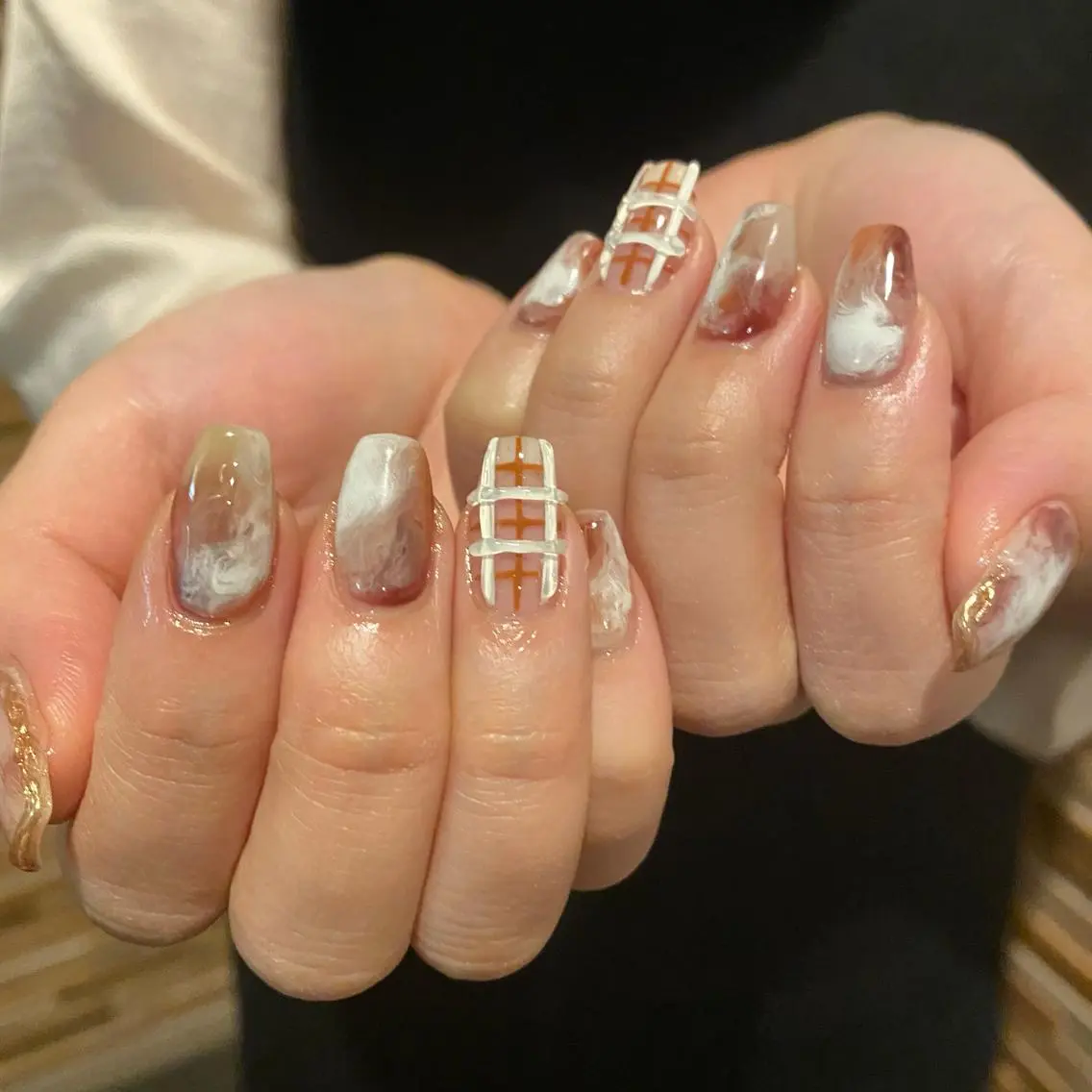 ネイル ニュアンスネイル ハンドネイル Blomeel Nailのネイルデザイン