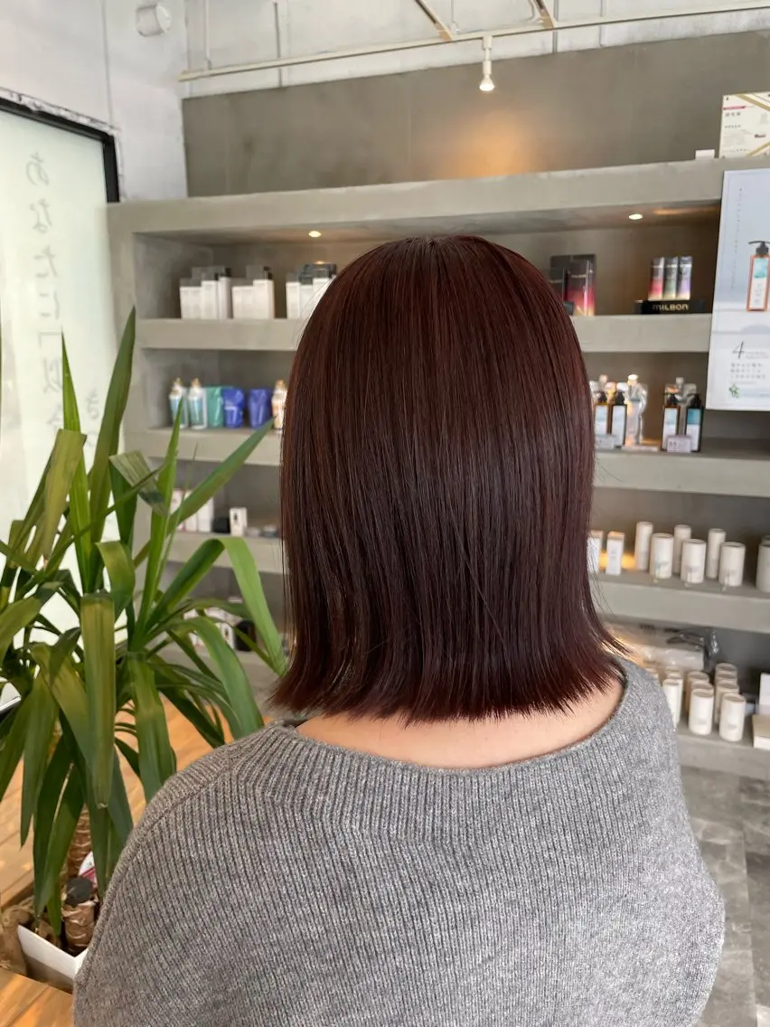 カラー ヘアカラー トリートメント ハイトーンカラー🩵 指名多数💗横山聖奈のヘアスタイル